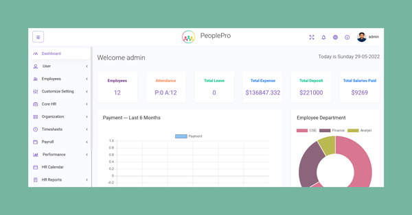 PeoplePro - HRM, Payroll & Project Management