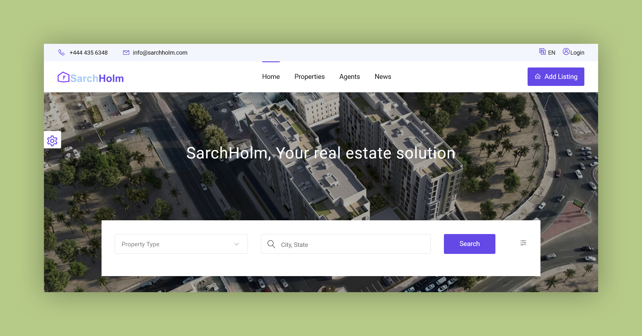 Sarchholm real estate laravel multilingual agency portal